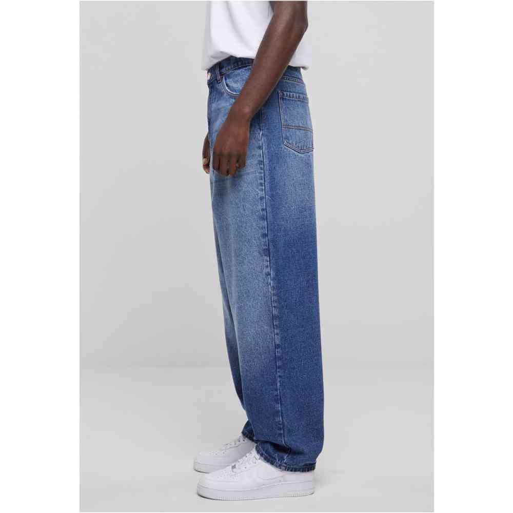 Urban Classics - Heavy Ounce Baggy Fit Jeans Wijde broek - Blauw